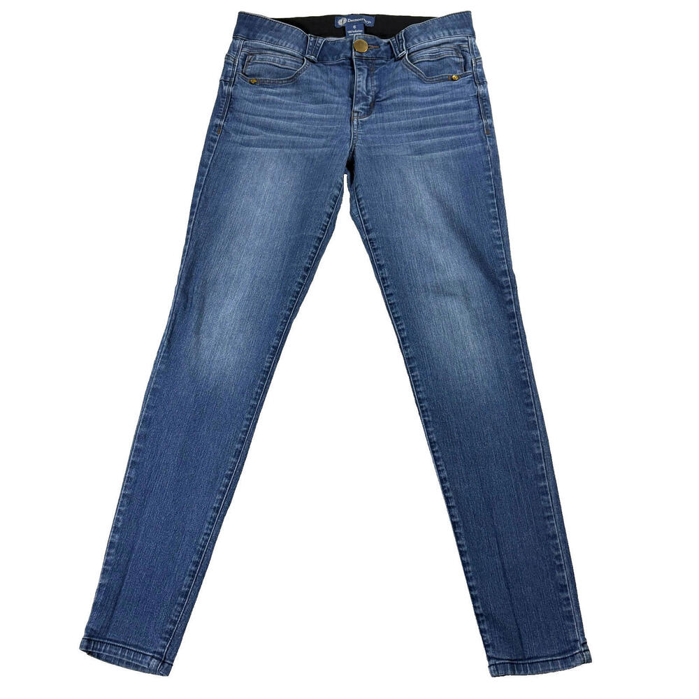 Democracy Jeans Womens 6 Blue Skinny Stretch Y2K Retro Vintage Denim Fit Pants!!